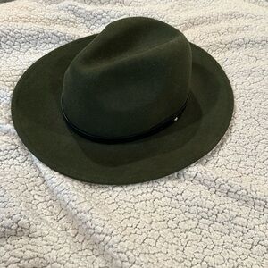 Free People Green Wool Felt Hat
